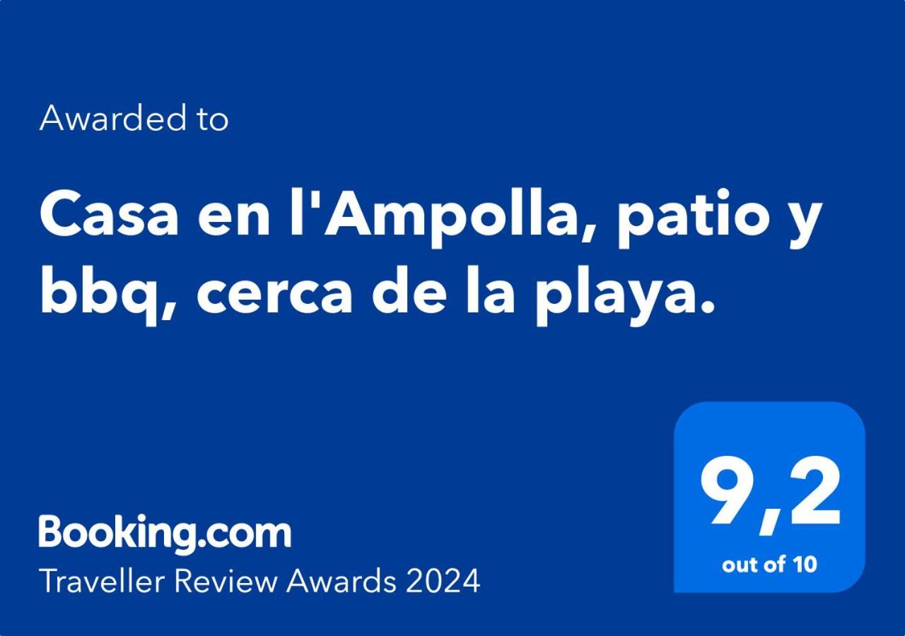 Villa Casa En L'Ampolla, Patio Y Bbq, Cerca De La Playa, Pet Friendly Extérieur photo